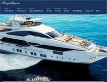 Tablet Screenshot of moonyachting.com